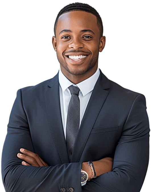 Confident attorney