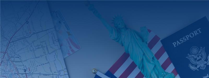 Immigration documents background